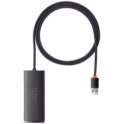 Baseus WKQX030101, USB 3.2 Gen 1 (3.1 Gen 1) Type-A, USB 3.2 Gen 1 (3.1 Gen 1) Type-A, 5000 Mbit/s, Noir, Acrylonitrile-Butad ...