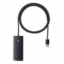 Baseus WKQX030201, USB 3.2 Gen 1 (3.1 Gen 1) Type-A, USB 3.2 Gen 1 (3.1 Gen 1) Type-A, USB Type-C, 625 Mbit/s, Noir, 5 V, 2 A