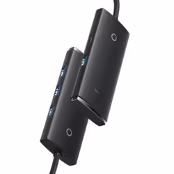 Baseus WKQX030201 hub & concentrateur USB 3.2 Gen 1 (3.1 Gen 1) Type-A 625 Mbit/s Noir