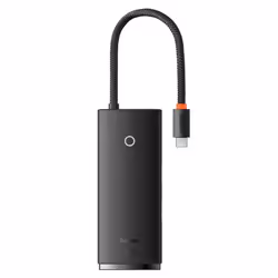Baseus WKQX040001, USB Type-C, HDMI, USB 3.2 Gen 1 (3.1 Gen 1) Type-A, USB 3.2 Gen 1 (3.1 Gen 1) Type-C, Noir, 1 pièce(s)