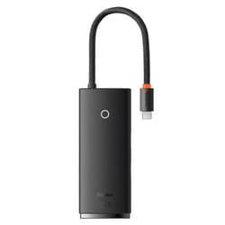 Baseus WKQX040001 hub & concentrateur USB Type-C Noir