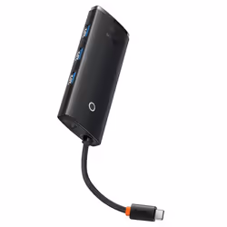 Baseus WKQX040001 hub & concentrateur USB Type-C Noir
