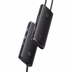 Baseus WKQX050001 hub & concentrateur USB Type-C 5000 Mbit/s Noir