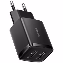 Baseus Compact, Intérieure, Secteur, 5 V, Noir