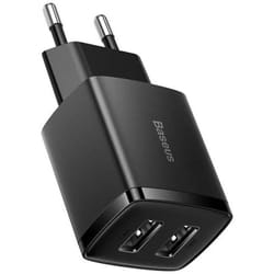 Baseus Compact Universel Noir Secteur Intérieure