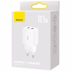 Baseus Compact Universel Blanc Secteur Intérieure