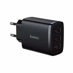 Baseus CCXJ020101, Intérieure, Secteur, 5 V, Noir