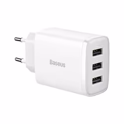 Baseus CCXJ020102, Intérieure, Secteur, 5 V, Blanc