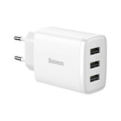 Baseus CCXJ020102 chargeur d'appareils mobiles Universel Blanc Secteur Intérieure