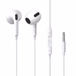 Baseus H17, Avec fil, 20 - 20000 Hz, Appels/Musique, Casque, Blanc