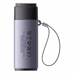 Baseus BS-OH069 lecteur de carte mémoire USB 3.0 Type-A/Type-C Gris - Vue supplémentaire 3