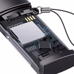 Baseus BS-OH069 lecteur de carte mémoire USB 3.0 Type-A/Type-C Gris - Vue supplémentaire 6