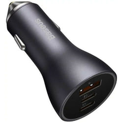 Baseus CGJP010013 chargeur d'appareils mobiles Universel Gris Allume-cigare Auto