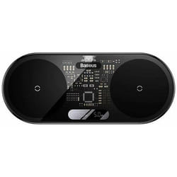 Baseus 2In1 20W Digital Led Display Écouteurs, Casque, Smartphone Noir USB Recharge sans fil Intérieure