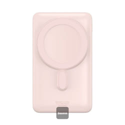Baseus 6932172614621 banque d'alimentation électrique 10000 mAh Recharge sans fil Rose