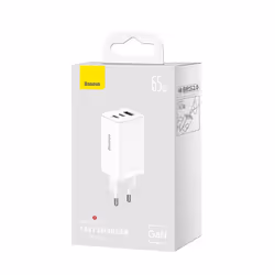 Baseus GaN5 Pro Universel Blanc Secteur, USB Charge rapide Intérieure