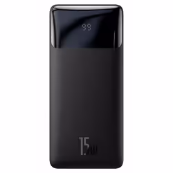 Baseus Bipow, 10000 mAh, Lithium Polymère (LiPo), 15 W, Noir
