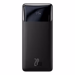 Baseus Bipow, 10000 mAh, Lithium Polymère (LiPo), Power Delivery, Quick Charge 3.0, 3,7 V, 20 W, Noir