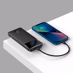 Baseus Bipow Lithium Polymère (LiPo) 10000 mAh Noir