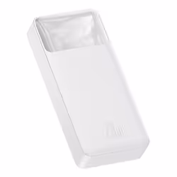 Baseus Bipow, 20000 mAh, Lithium Polymère (LiPo), Adaptive Fast Charging, Hisilicon FCP, 3,7 V, 20 W, Blanc