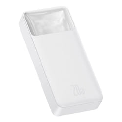 Baseus Bipow Lithium Polymère (LiPo) 20000 mAh Blanc