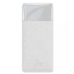 Baseus Bipow Lithium Polymère (LiPo) 30000 mAh Blanc
