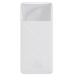 Baseus PPBD050502 banque d'alimentation électrique Lithium Polymère (LiPo) 10000 mAh Blanc