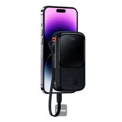Baseus PPQD060001 banque d'alimentation électrique 10000 mAh Noir