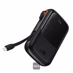 Baseus PPQD060001 banque d'alimentation électrique 10000 mAh Noir