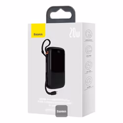 Baseus PPQD060001 banque d'alimentation électrique 10000 mAh Noir