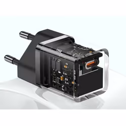 Baseus GaN5 30W Mini Universel Noir Secteur Charge rapide Intérieure - Vue supplémentaire 4
