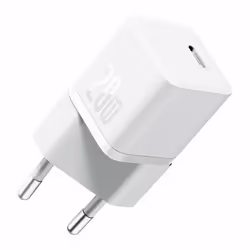 Baseus Gan5 Fast Charger(Mini) 1C 20W, Intérieure, Secteur, 9 V, Blanc