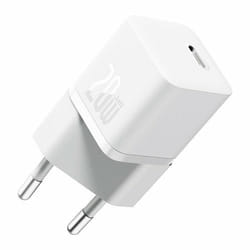 Baseus Gan5 Fast Charger(Mini) 1C 20W Smartphone, Universel Blanc Secteur Charge rapide Intérieure