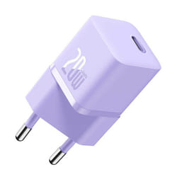 Baseus GaN5 20W Mini Universel Violet Secteur Charge rapide Intérieure