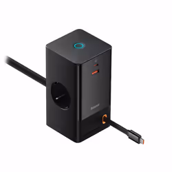 Baseus PowerCombo Universel Noir Secteur Charge rapide Intérieure