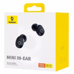 Baseus Bowie WM02 Écouteur TWS Bluetooth Noir - Vue supplémentaire 5
