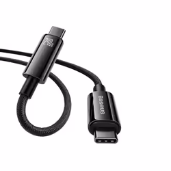 Baseus CAWJ040001 câble USB USB 2.0 1 m USB A USB C Noir - Vue supplémentaire 5
