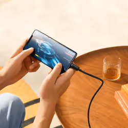 Baseus CAWJ040001 câble USB USB 2.0 1 m USB A USB C Noir - Vue supplémentaire 7