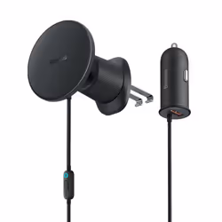 Baseus C401410001111, Mobile/smartphone, Support actif, Voiture, Noir
