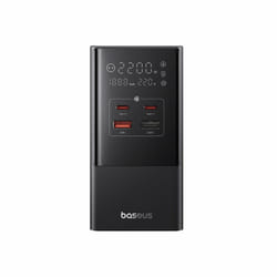 Baseus PowerCombo Tower Universel Noir Secteur Charge rapide Intérieure