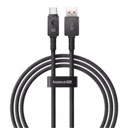 Baseus Unbreakable, 1 m, USB A, USB C, 480 Mbit/s, Noir