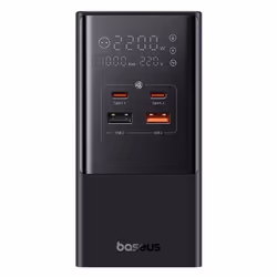 Baseus PowerCombo Tower Universel Noir Secteur Charge rapide Intérieure