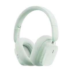 Baseus BOWIE H1I ANC KULAKLIK - YEŞIL, Avec fil &sans fil, Appels/Musique/Sport/Au quotidien, Casque, Vert clair