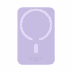 Baseus - Batterie externe Mini Air (P10059002513-00) - Type-C Chargement MagSafe 20W 6000mAh avec câble Type-C 30cm - Violet