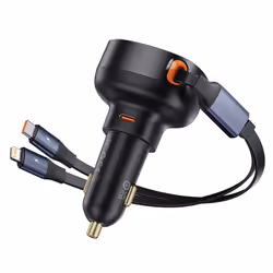 Baseus Enjoyment Pro 60W, Auto, Allume-cigare, 24 V, 0,7 m, Noir