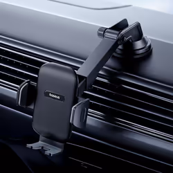 Baseus ULTRACONTROL GO ARAÇ İÇİ TELEFON TUTUCU-SİYAH pièce et accessoire d'extérieur de véhicules - Vue supplémentaire 4