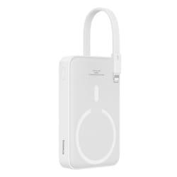 Baseus MAGSAFE MINI WIRELESS POWERBANK 10.000 MAH 20W-BEYAZ banque d'alimentation électrique Lithium Polymère (LiPo) 10000 mAh Blanc