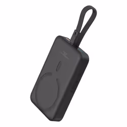 Baseus MAGSAFE MINI WIRELESS POWERBANK 10.000 MAH 20W-SIYAH banque d'alimentation électrique Lithium Polymère (LiPo) 10000 mAh Noir