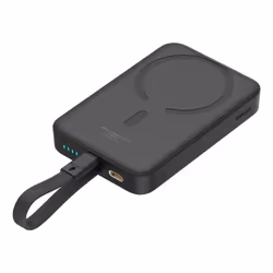 Baseus MAGSAFE MINI WIRELESS POWERBANK 10.000 MAH 20W-SIYAH banque d'alimentation électrique Lithium Polymère (LiPo) 10000 mAh Noir - Vue supplémentaire 4