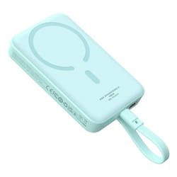 Baseus MAGSAFE MINI TYPE-C WIRELESS POWERBANK 10.000 MAH 30WMAVI banque d'alimentation électrique Lithium Polymère (LiPo) 10000 mAh Recharge sans fil Bleu clair